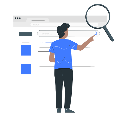 البحث على الإنترنت